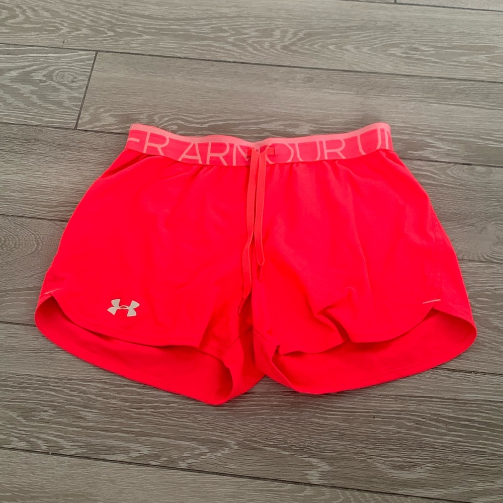 Under Armour Hot Pink Athletic Flowy Shorts